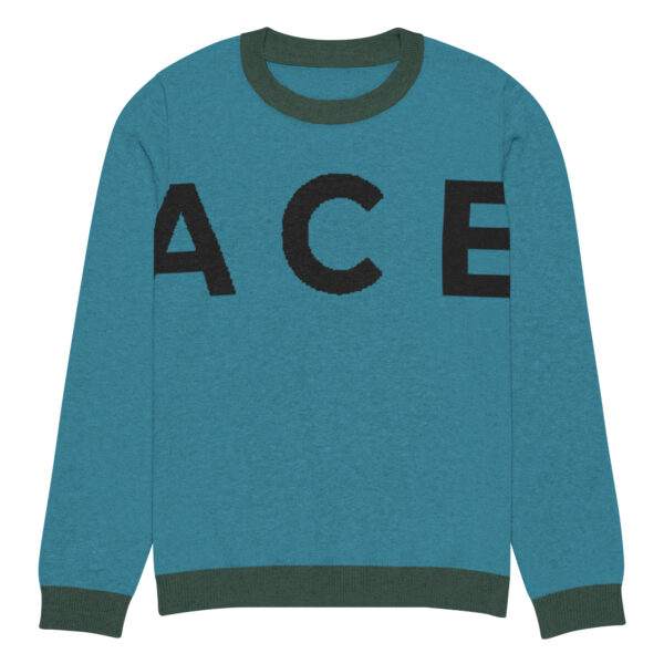 Jacee Men'sKnitted crew neck sweater - Image 3