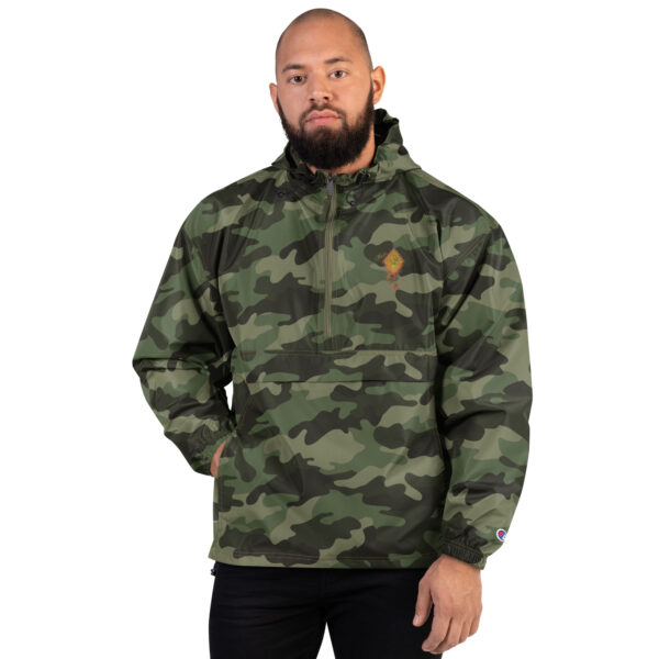 Trendy Embroidered Champion Packable Jacket