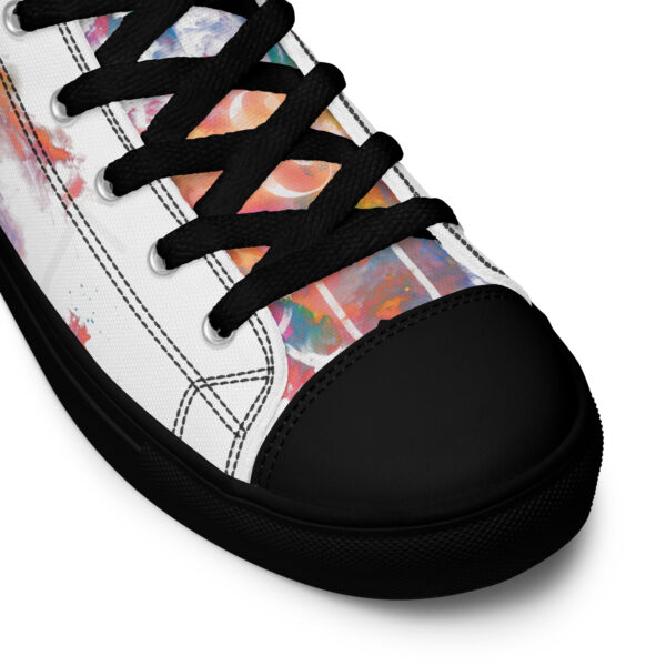 Jacee Men’s high top canvas shoes - Image 8