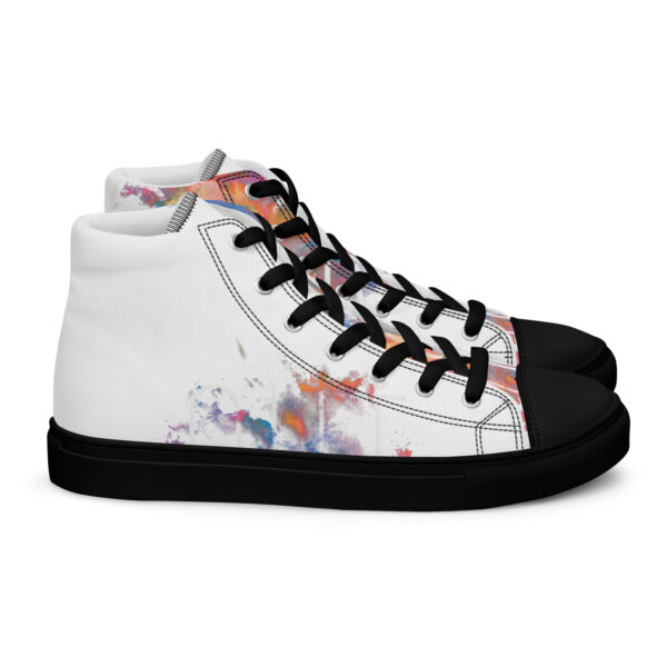 Jacee Men’s high top canvas shoes - Image 6