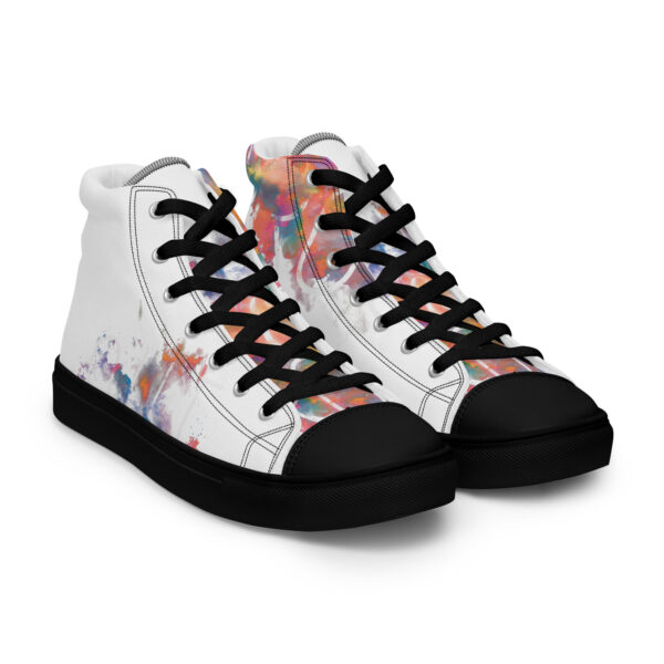 Jacee Men’s high top canvas shoes - Image 7
