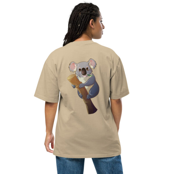 Trendy Koala Oversized faded t-shirt - Image 3