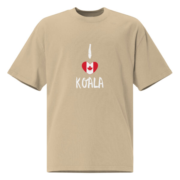 Trendy Koala Oversized faded t-shirt - Image 4