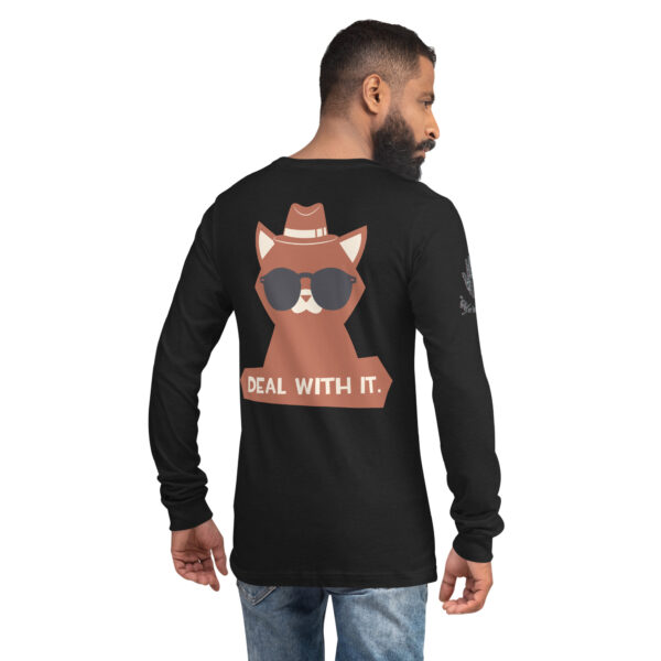 Jacee Trendy Unisex Long Sleeve Tee - Image 2