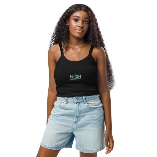 Jacee Trendy Women’s micro-rib tank top - Image 2
