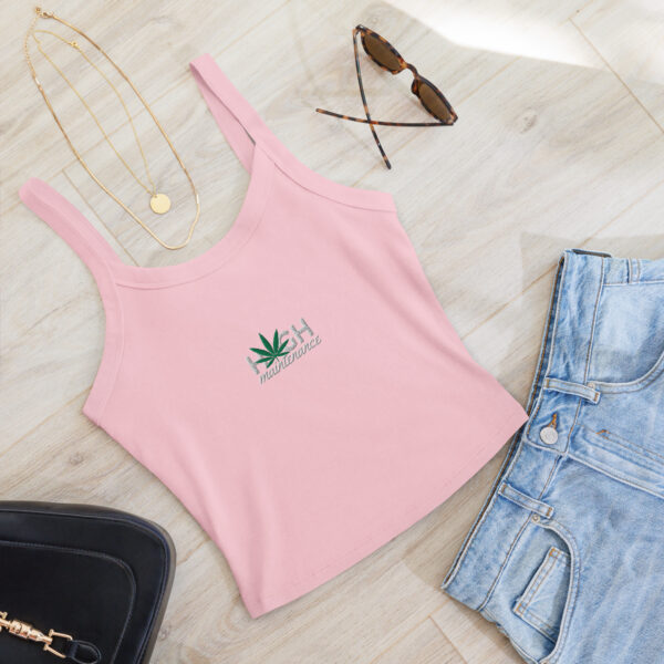 Jacee Trendy Women’s micro-rib tank top