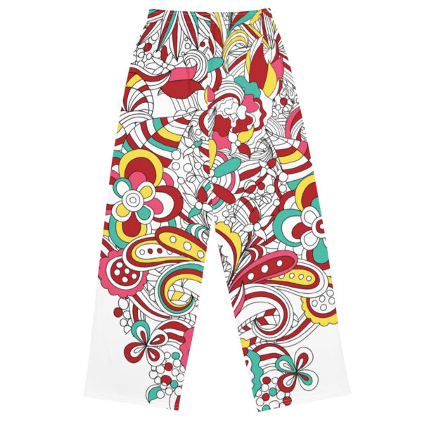 Jacee All-over print unisex wide-leg pants - Image 3