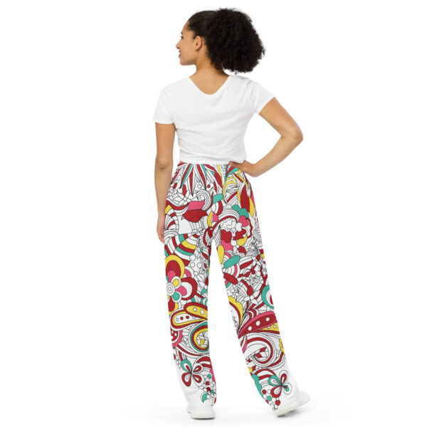 Jacee All-over print unisex wide-leg pants - Image 7