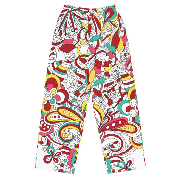 Jacee All-over print unisex wide-leg pants - Image 2