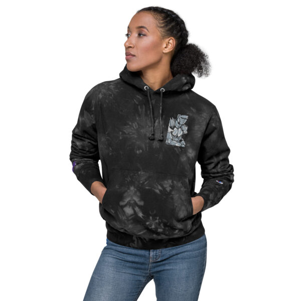 Branded Women Champion tie-dye hoodie - Image 7