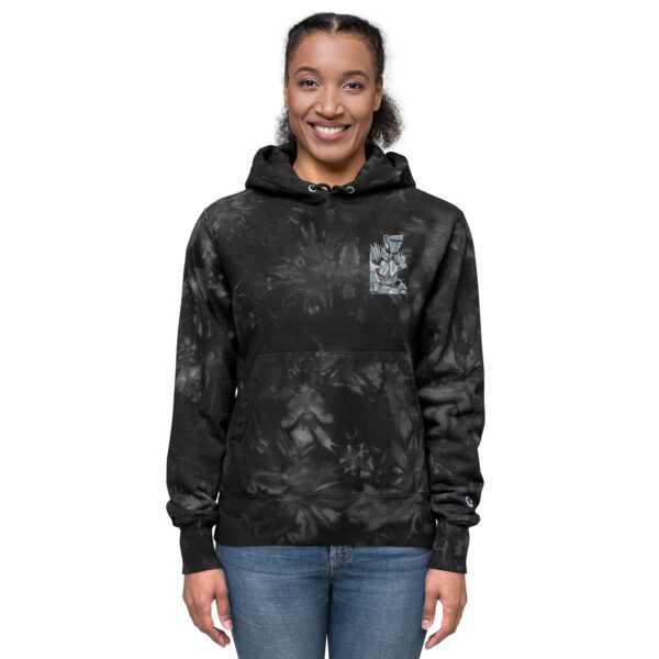 Branded Women Champion tie-dye hoodie - Image 6