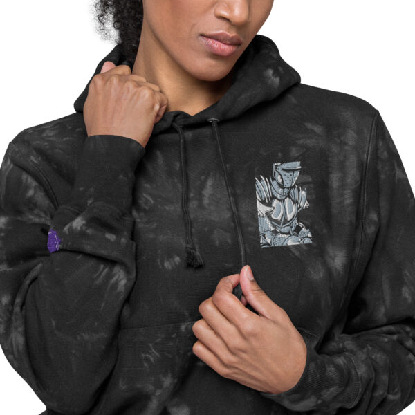 Branded Women Champion tie-dye hoodie - Image 4