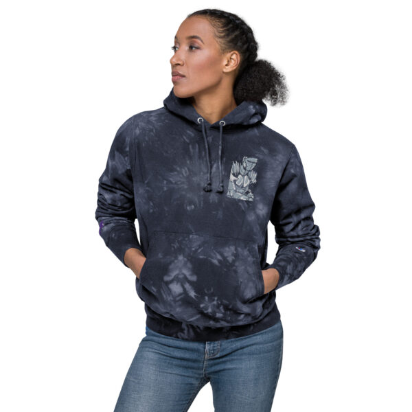 Branded Women Champion tie-dye hoodie