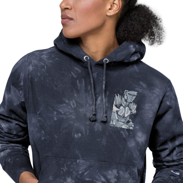 Branded Women Champion tie-dye hoodie - Image 11