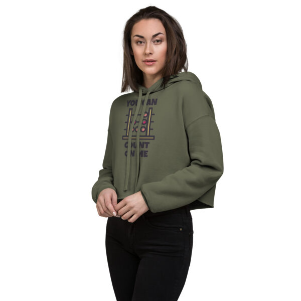 Trendy Branded Crop Hoodie - Image 8