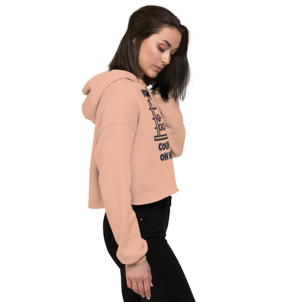 Trendy Branded Crop Hoodie - Image 16