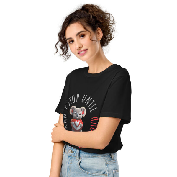 Trendy organic mid-light t-shirt for women - Image 3