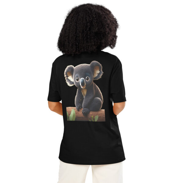 Unisex organic ribbed neck t-shirt - Image 3