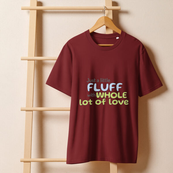 Unisex organic ribbed neck t-shirt - Image 8