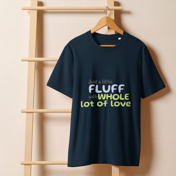 Unisex organic ribbed neck t-shirt - Image 6