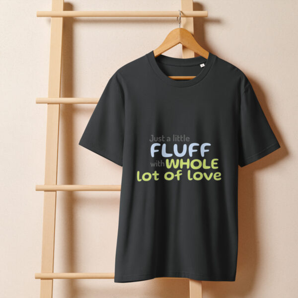 Unisex organic ribbed neck t-shirt - Image 9