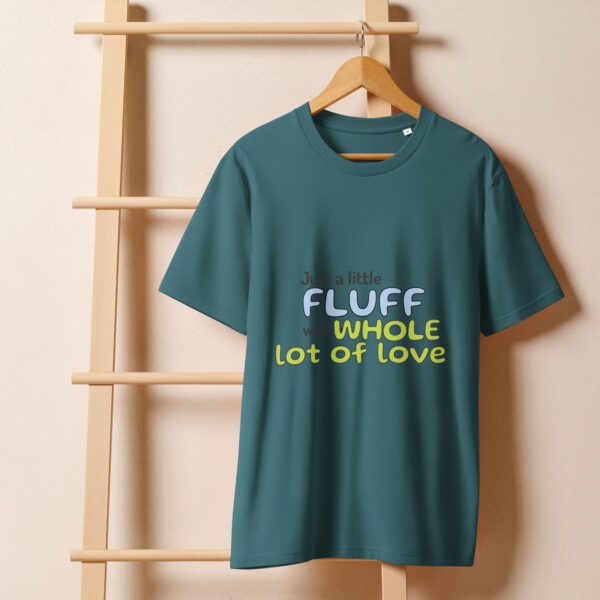 Unisex organic ribbed neck t-shirt - Image 11