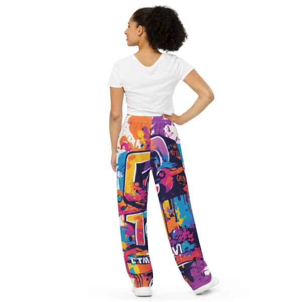 Jacee All-over print women wide-leg pants - Image 2