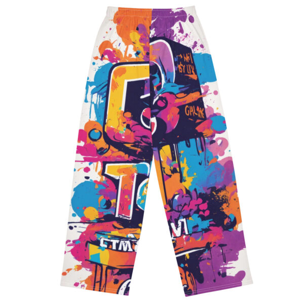 Jacee All-over print women wide-leg pants - Image 4