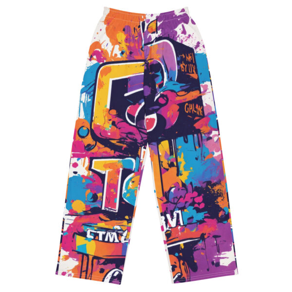 Jacee All-over print women wide-leg pants - Image 5