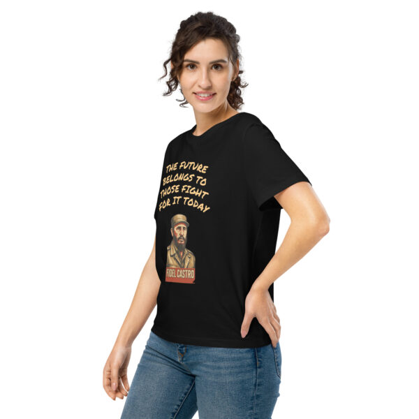 Women’s organic ribbed neck t-shirt - Image 2