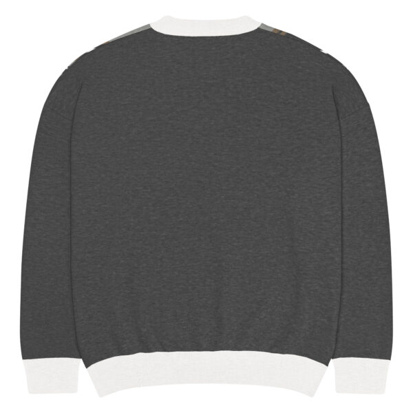 Relaxed fit knitted crew neck sweater - Image 2