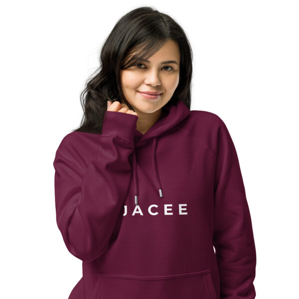 JACEE Unisex eco raglan hoodie - Image 5