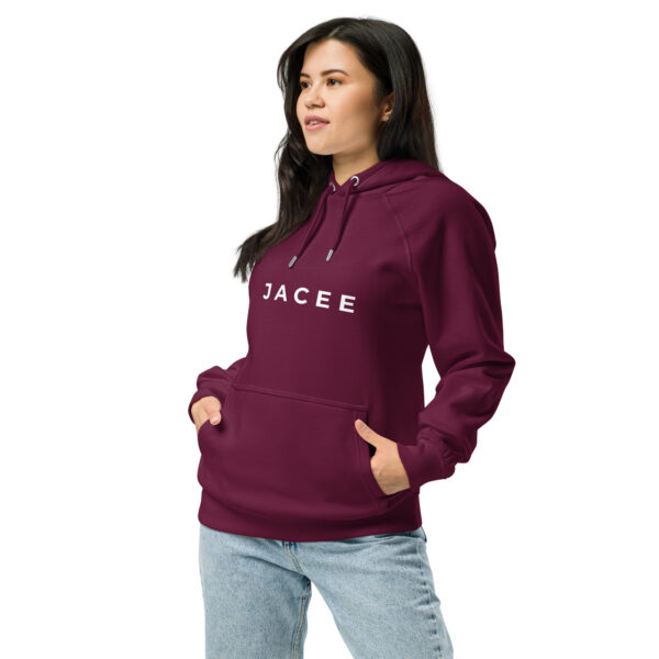 JACEE Unisex eco raglan hoodie - Image 6