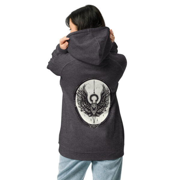 JACEE Unisex eco raglan hoodie - Image 10