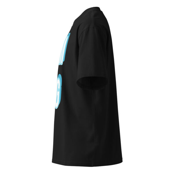 JACEE Unisex organic oversized high neck t-shirt - Image 11