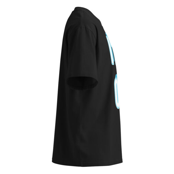 JACEE Unisex organic oversized high neck t-shirt - Image 10