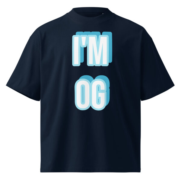 JACEE Unisex organic oversized high neck t-shirt