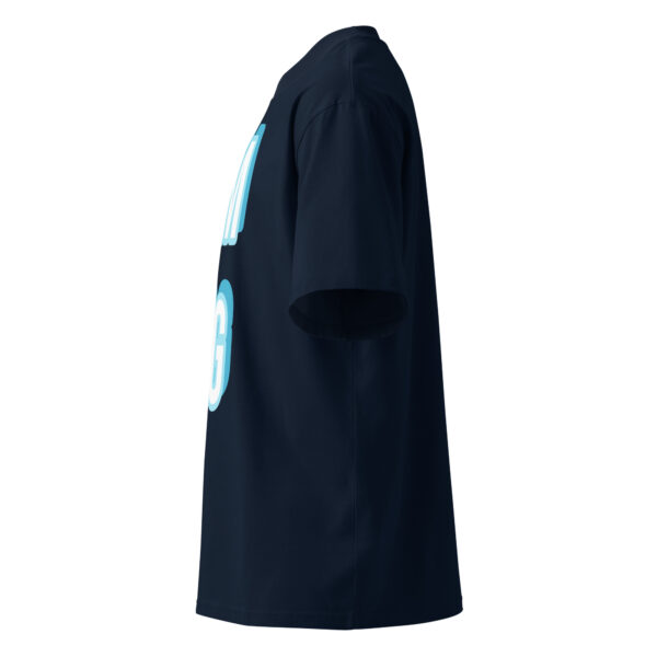 JACEE Unisex organic oversized high neck t-shirt - Image 7