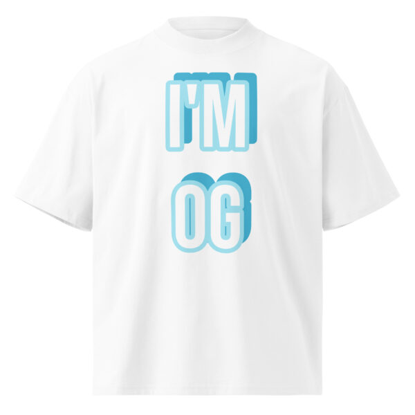 JACEE Unisex organic oversized high neck t-shirt - Image 16