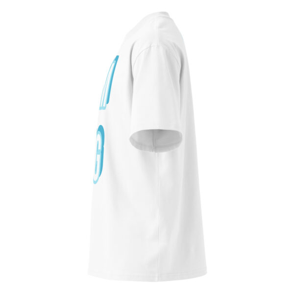 JACEE Unisex organic oversized high neck t-shirt - Image 19