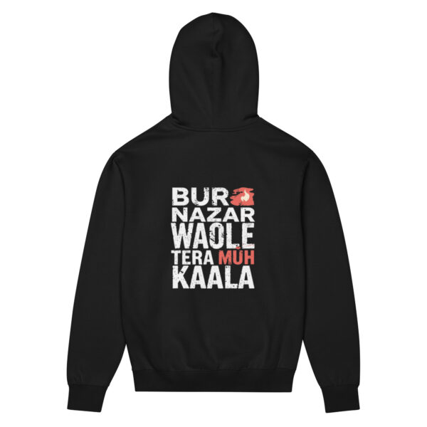 Trendy Men’s box hoodie (Black) - Image 3