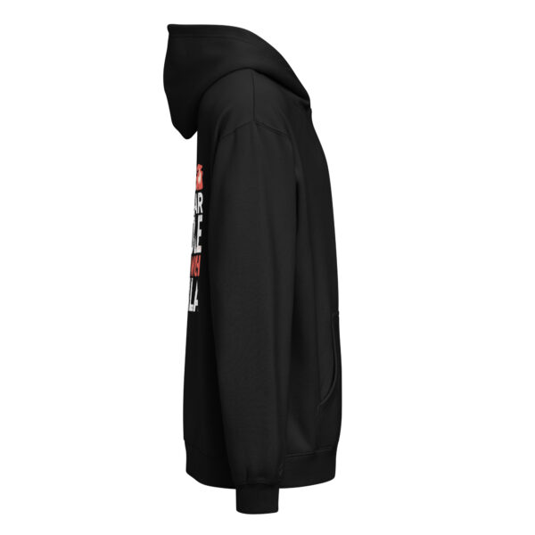 Trendy Men’s box hoodie (Black) - Image 4